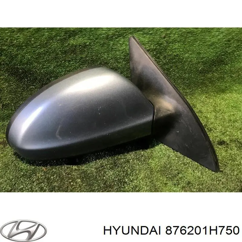 876201H750 Hyundai/Kia Зеркало заднего вида правое