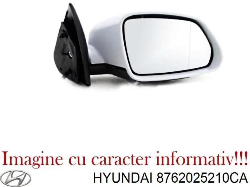 Наружное зеркало правое Hyundai/Kia 8762025211CA цена, от 32.75 USD