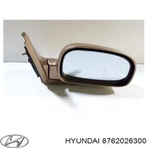 Правое боковое зеркало 8762026300 Hyundai/Kia