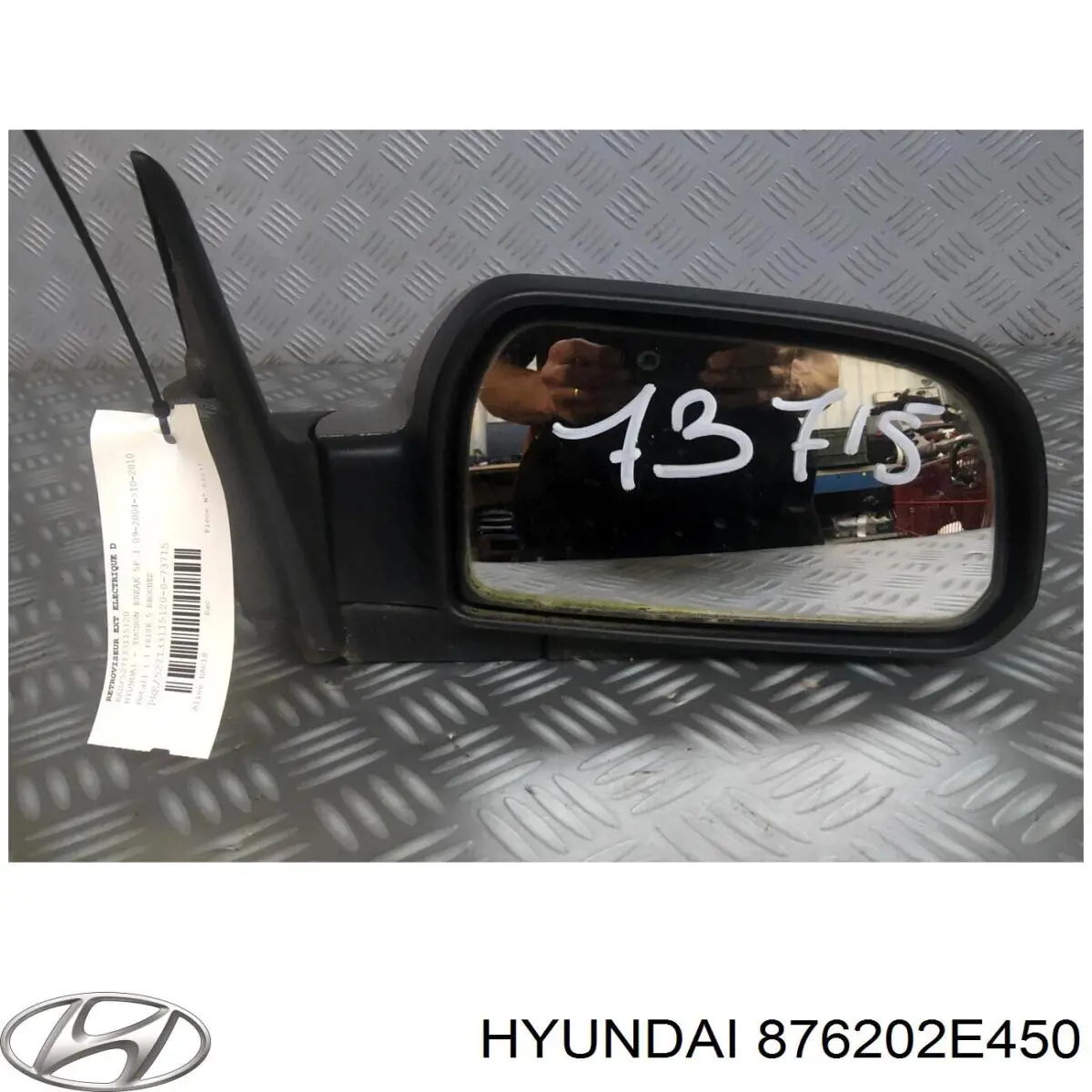 Правое боковое зеркало 876202E450 Hyundai/Kia