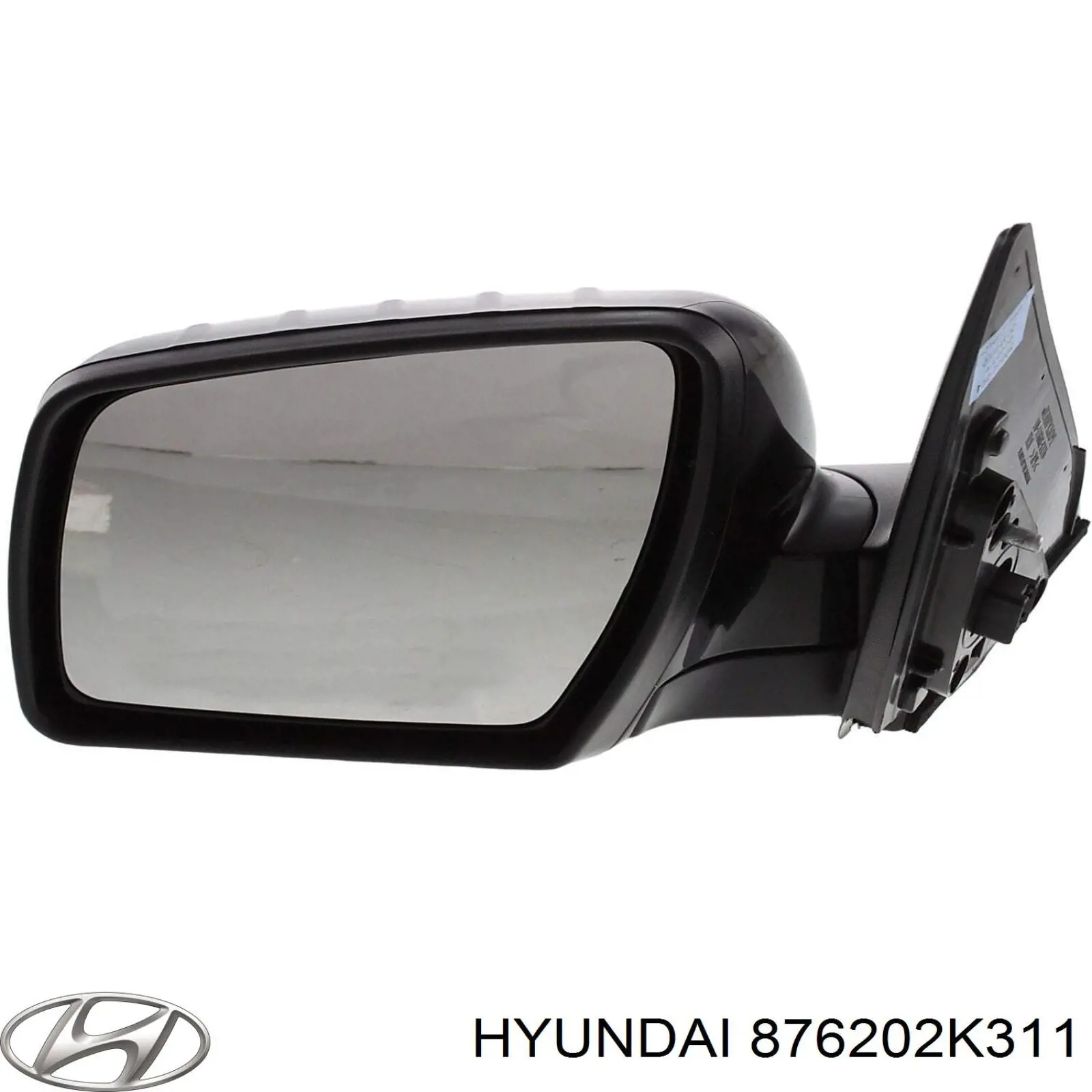 876202K311 Hyundai/Kia Зеркало заднего вида правое