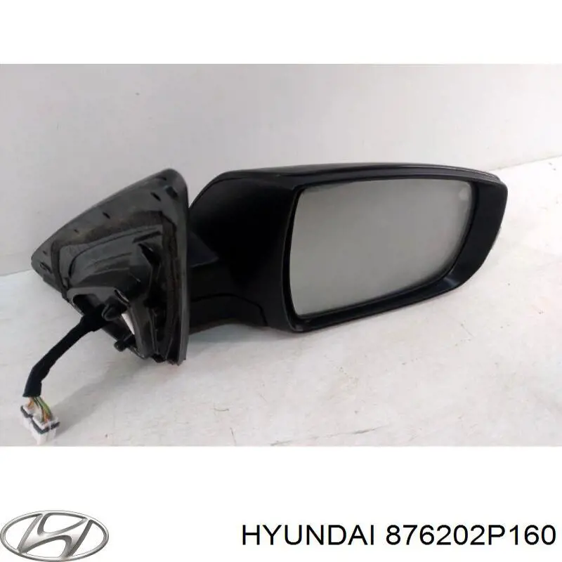 Правое зеркало 876202P160 Hyundai/Kia