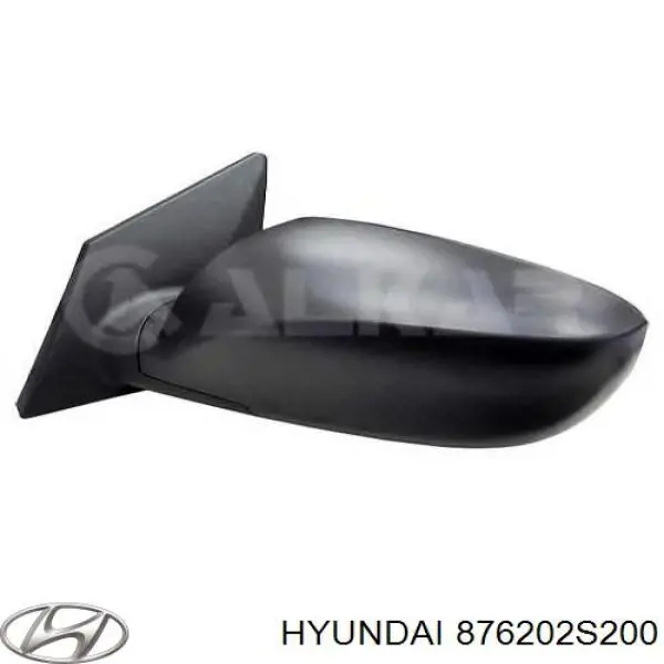 876202S200 Hyundai/Kia зеркало заднего вида правое