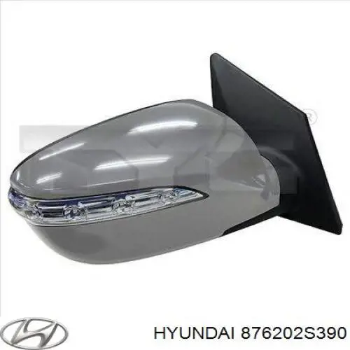 Наружное зеркало правое Hyundai/Kia 876202S390 цена, от 128.45 USD