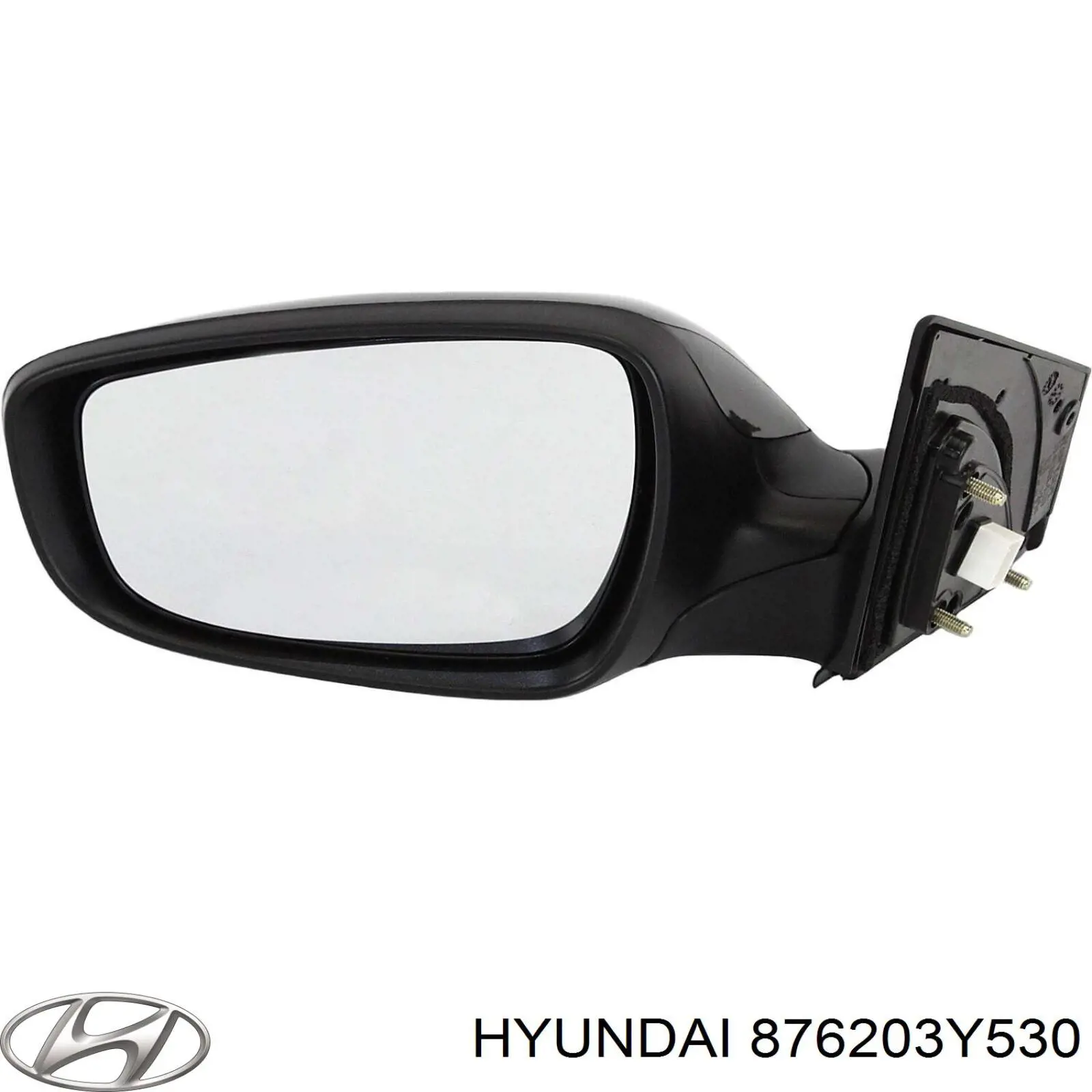 876203Y530 Hyundai/Kia Зеркало заднего вида правое