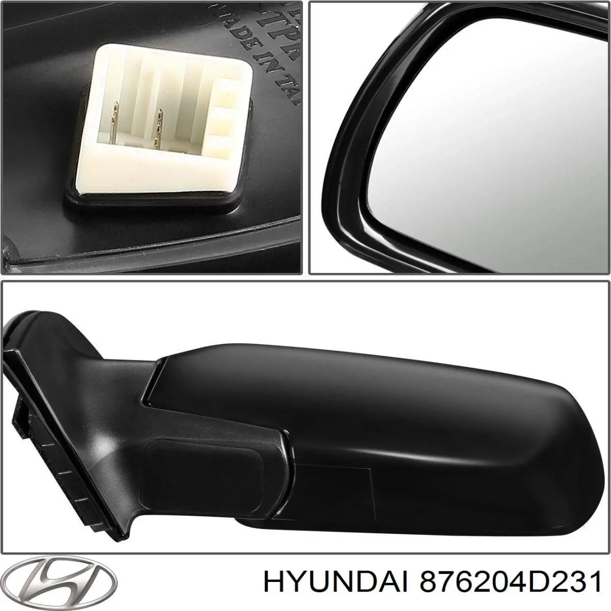 Наружное зеркало правое Hyundai/Kia 876204D231 цена, от 25.34 USD