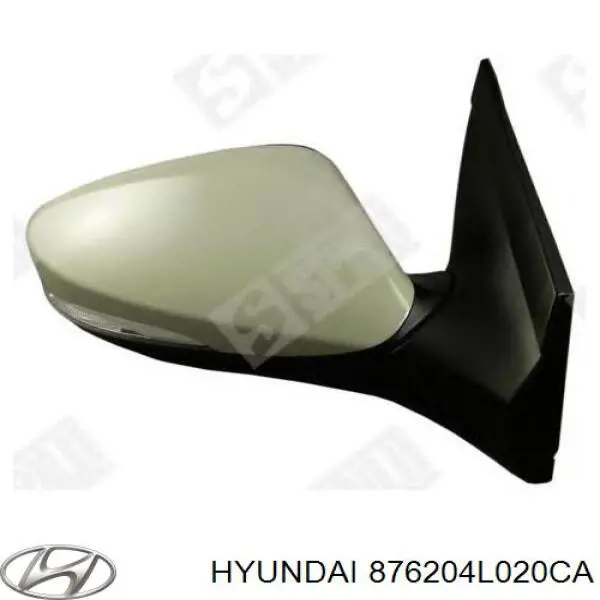 876204L020CA Hyundai/Kia Зеркало заднего вида правое
