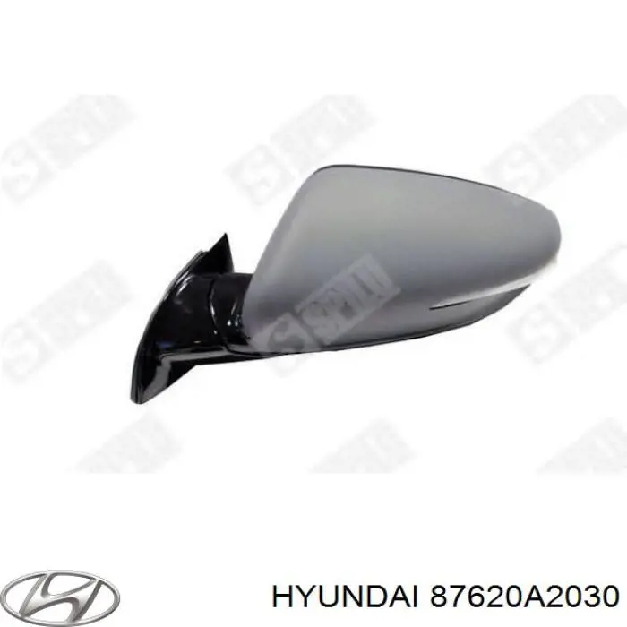 87620A2030 Hyundai/Kia espelho de retrovisão direito