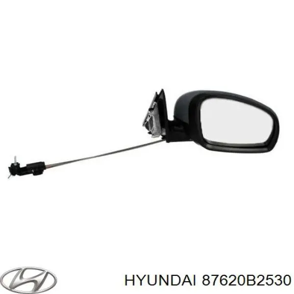 87620B2530 Hyundai/Kia Зеркало заднего вида правое