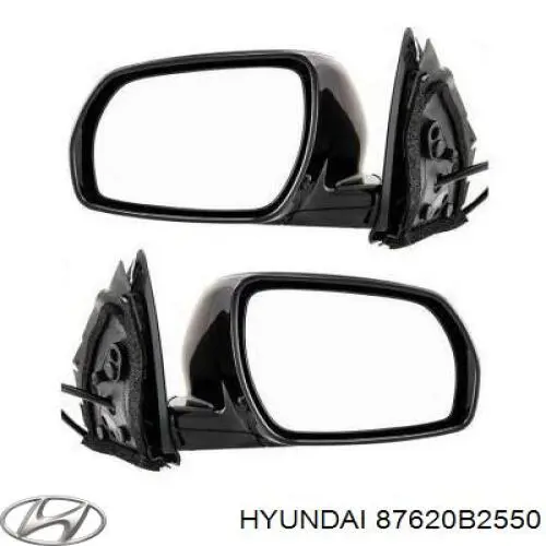Купить 87620B2550 Hyundai/Kia Боковое зеркало заднего вида правое