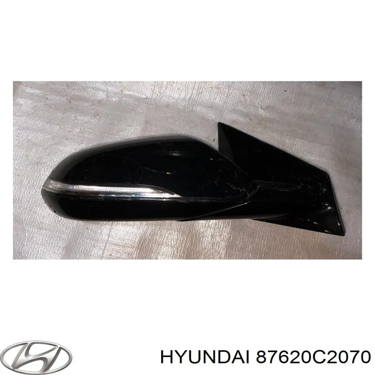 Наружное зеркало правое Hyundai/Kia 87620C2070 цена, от 343.22 USD