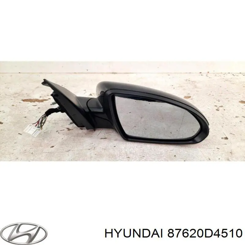 87620D4510 Hyundai/Kia Зеркало заднего вида правое