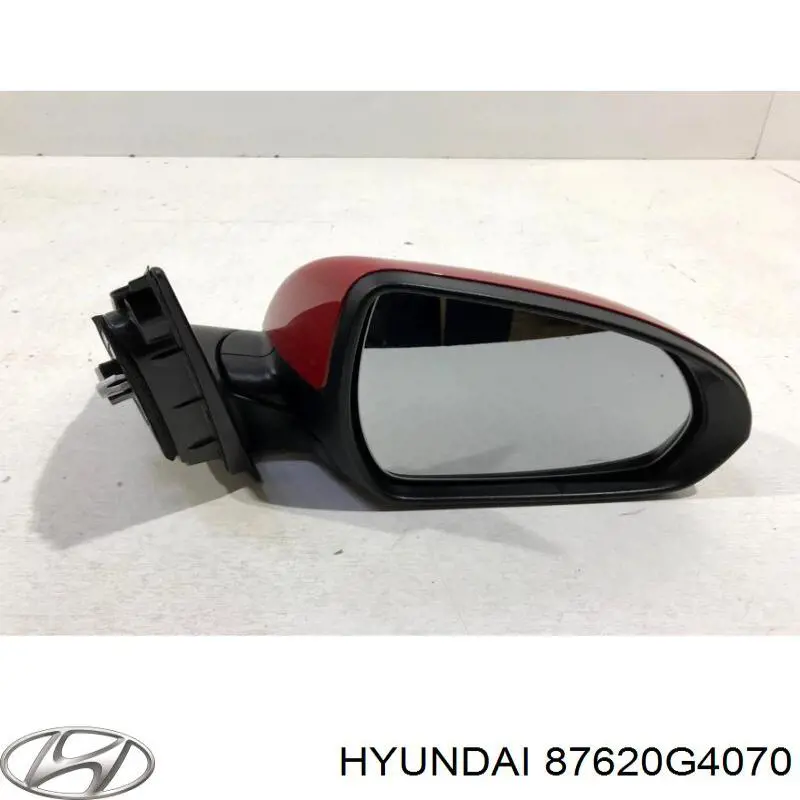 87620G4070 Hyundai/Kia Зеркало заднего вида правое