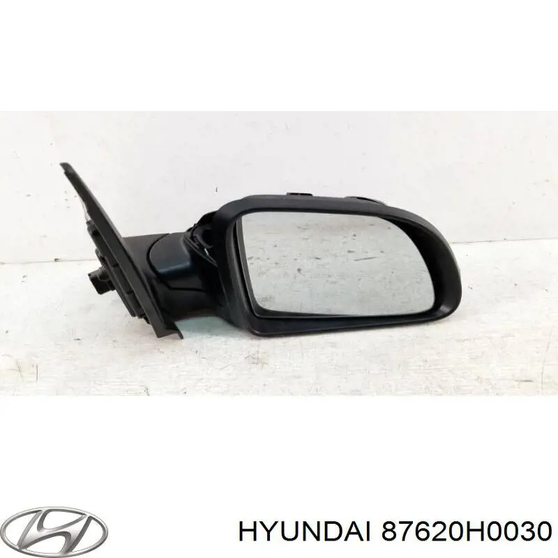 Правое зеркало 87620H0030 Hyundai/Kia