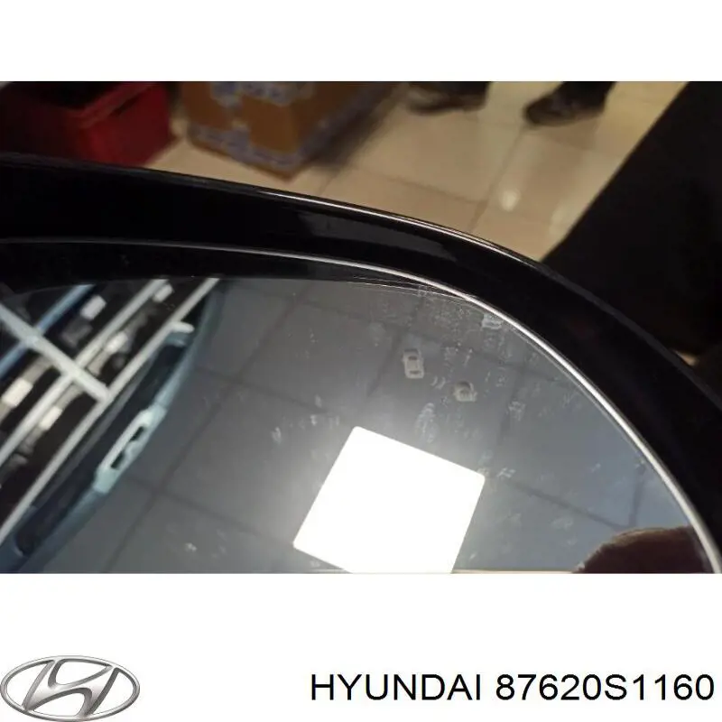 87620S1160 Hyundai/Kia Зеркало заднего вида правое