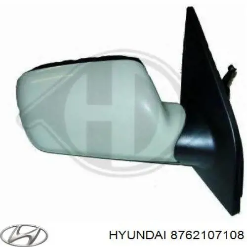 Стекло зеркала заднего вида, правого Hyundai/Kia 8762107108 цена, от  USD
