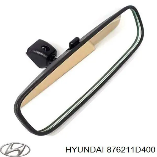 876211D400 Hyundai/Kia зеркальный элемент зеркала заднего вида правого