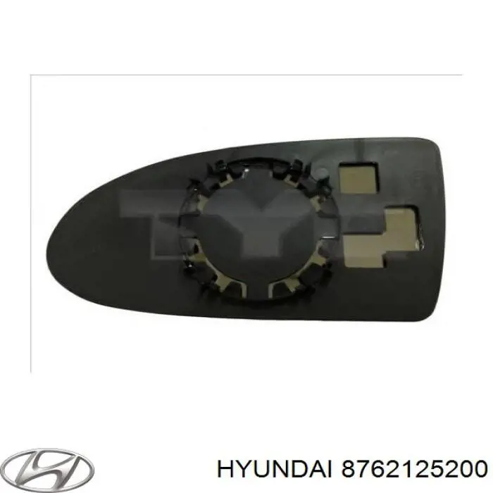 8762125000 Hyundai/Kia зеркальный элемент зеркала заднего вида правого