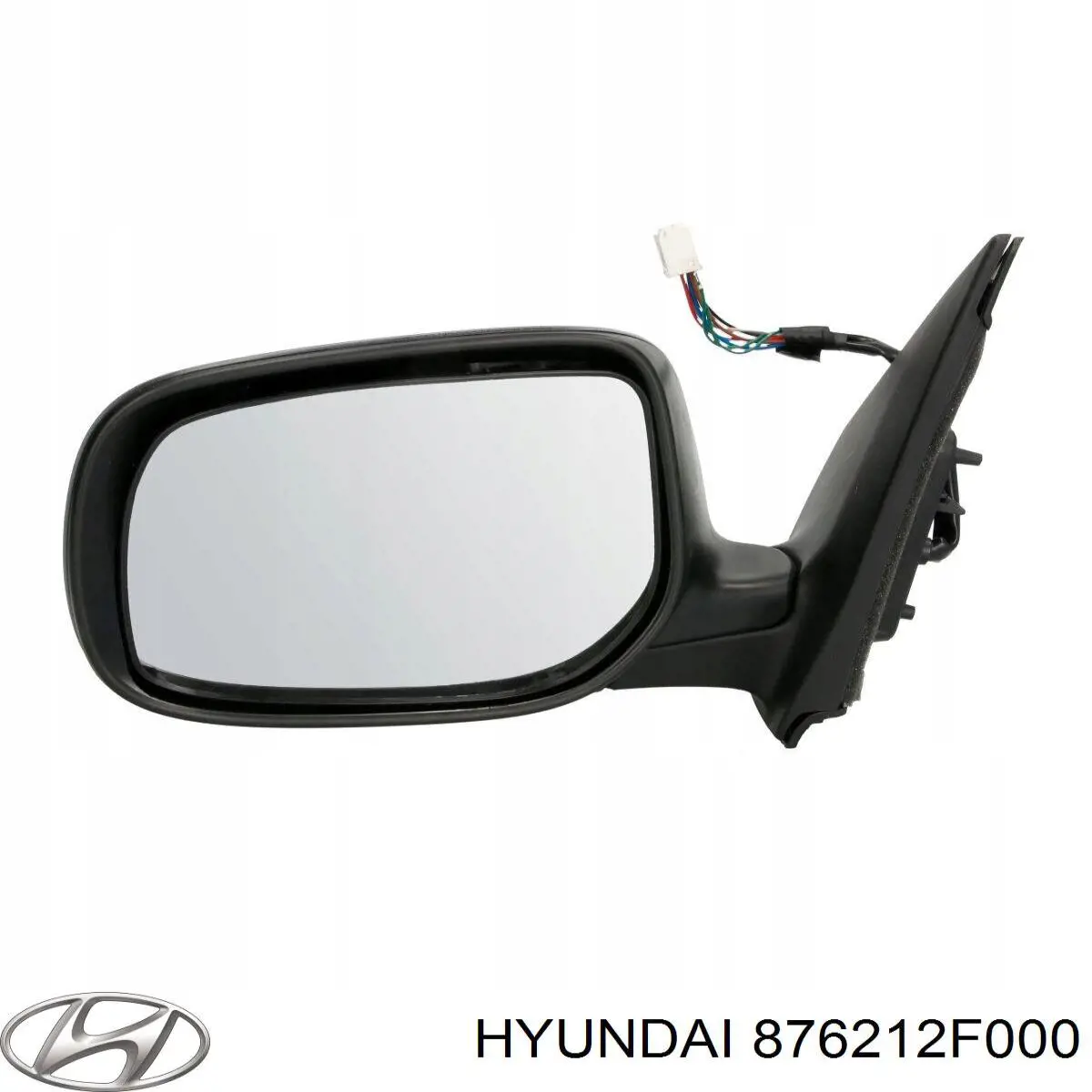 Купить 876212F000 Hyundai/Kia Стекло правого зеркала заднего вида