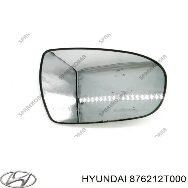 Купить 876212T000 Hyundai/Kia Стекло правого зеркала заднего вида