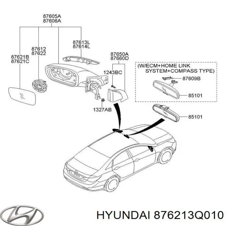  876213Q010 Hyundai/Kia