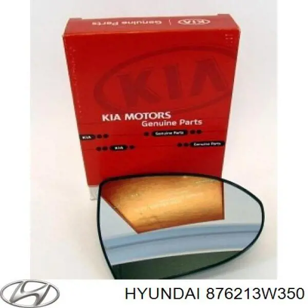 Купить 876213W350 Hyundai/Kia Стекло правого зеркала заднего вида