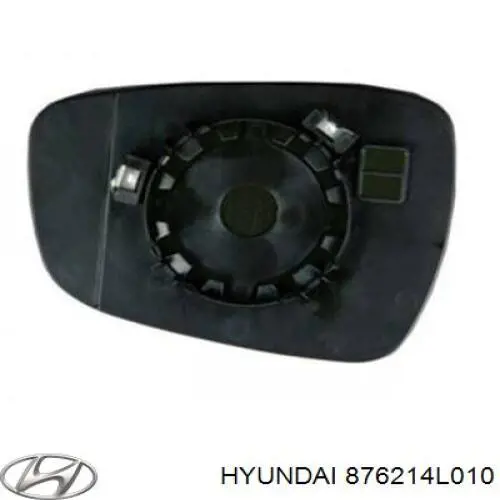 Зеркальный элемент зеркала заднего вида правого Hyundai/Kia 876214L010