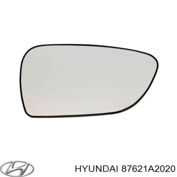 Зеркальный элемент зеркала заднего вида HYUNDAI 87621A2020