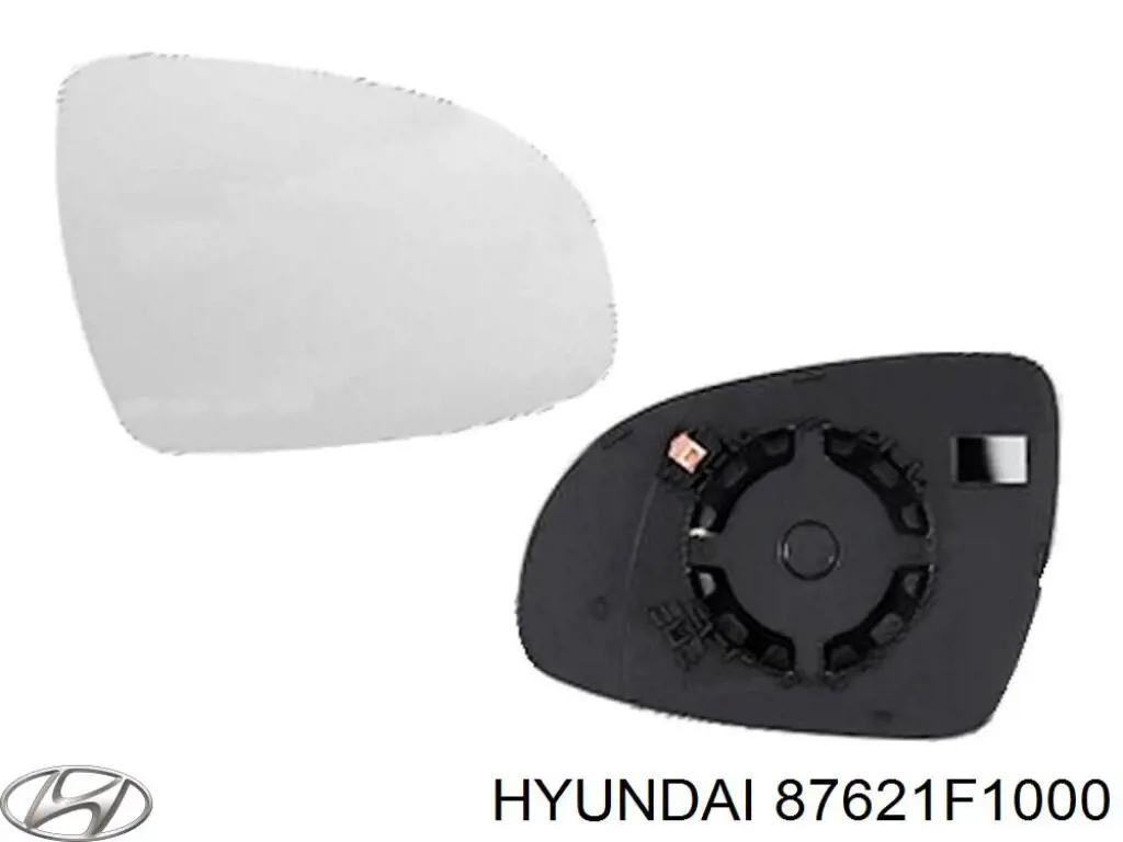 87621F1000 Hyundai/Kia Зеркальный элемент правого зеркала заднего вида