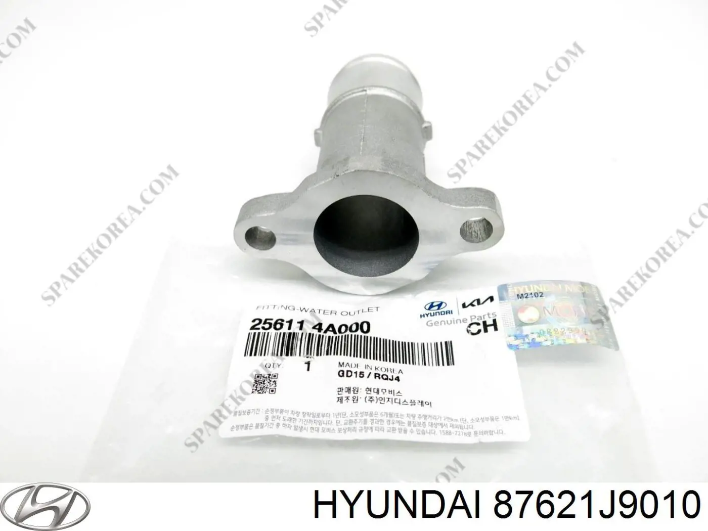 Стекло правого зеркала заднего вида 87621J9010 Hyundai/Kia