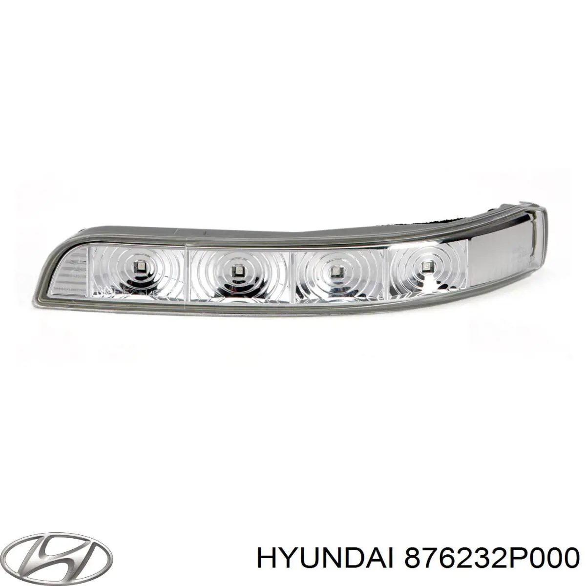 876232P000 Hyundai/Kia Габарит-указатель поворота, правый