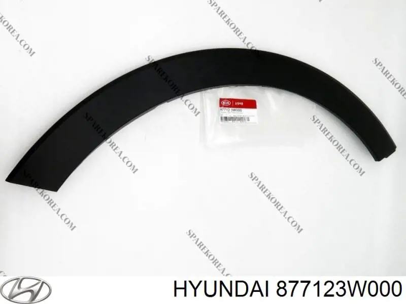 877123W000 Hyundai/Kia expansor (placa sobreposta de arco do pára-lama dianteiro direito)