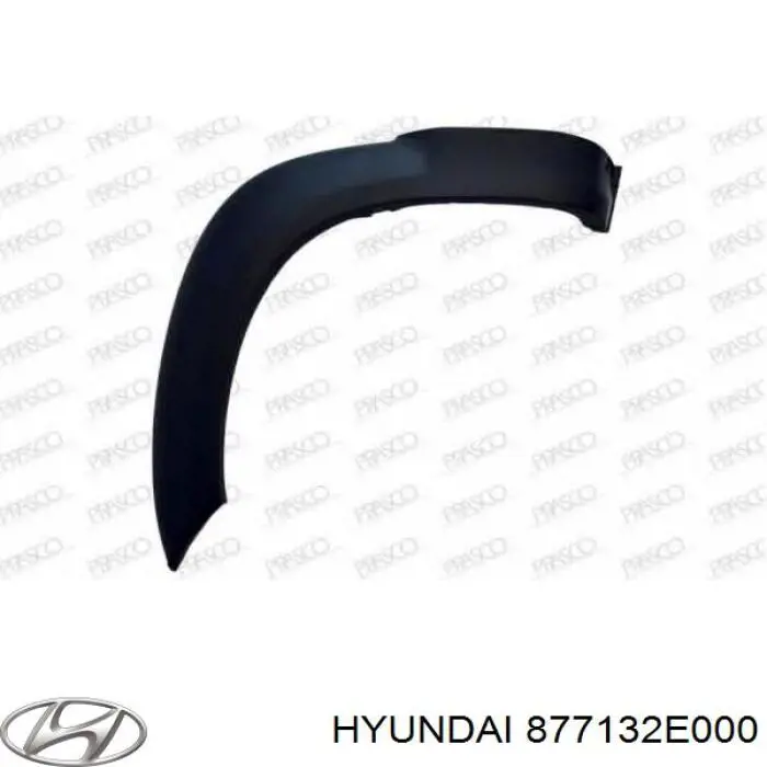 Купить 877132E000 Hyundai/Kia Молдинг арки крыла переднего, левый