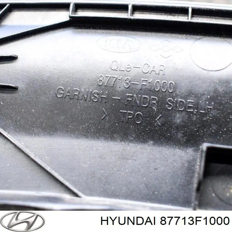 Расширитель (накладка) арки переднего крыла левый Hyundai/Kia 87713F1000 цена, от 12.67 USD