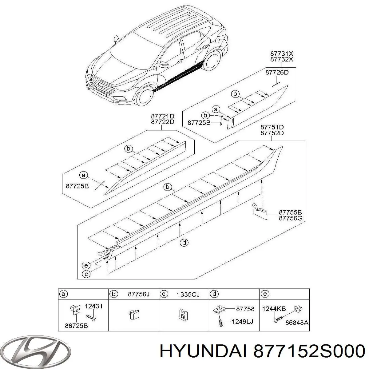  877152S000 Hyundai/Kia