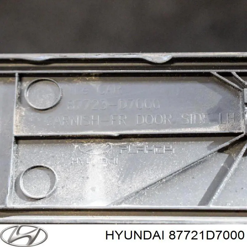 Молдинг двери передней левой Hyundai/Kia 87721D7000 цена, от 34.78 USD