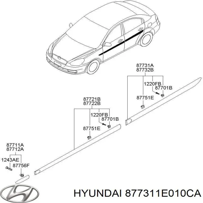  877311E010CA Hyundai/Kia