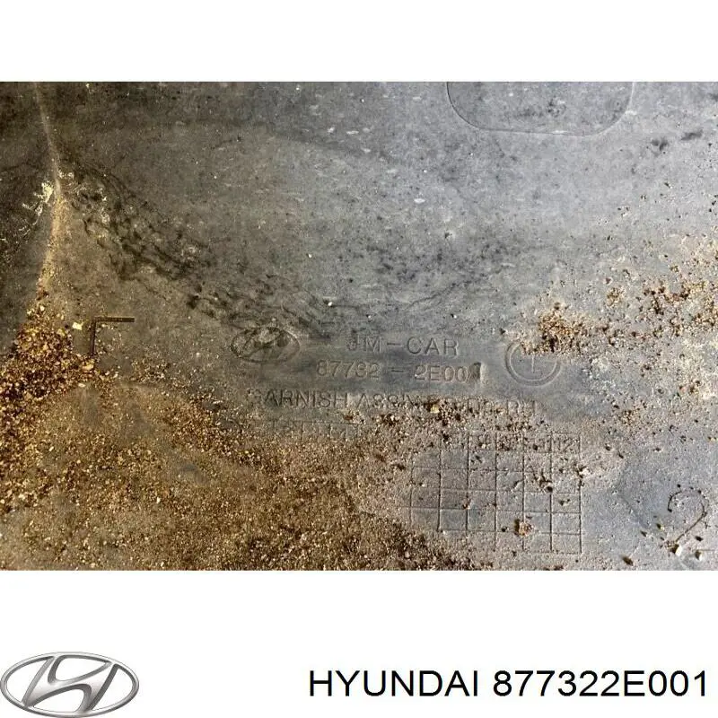 Накладка задней левой двери Hyundai/Kia 877322E001 цена, от 31.67 USD