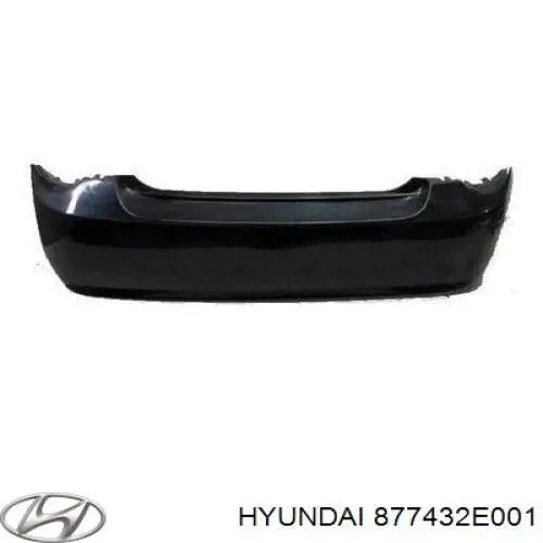 Купить 877432E001 Hyundai/Kia Молдинг крыла заднего левого