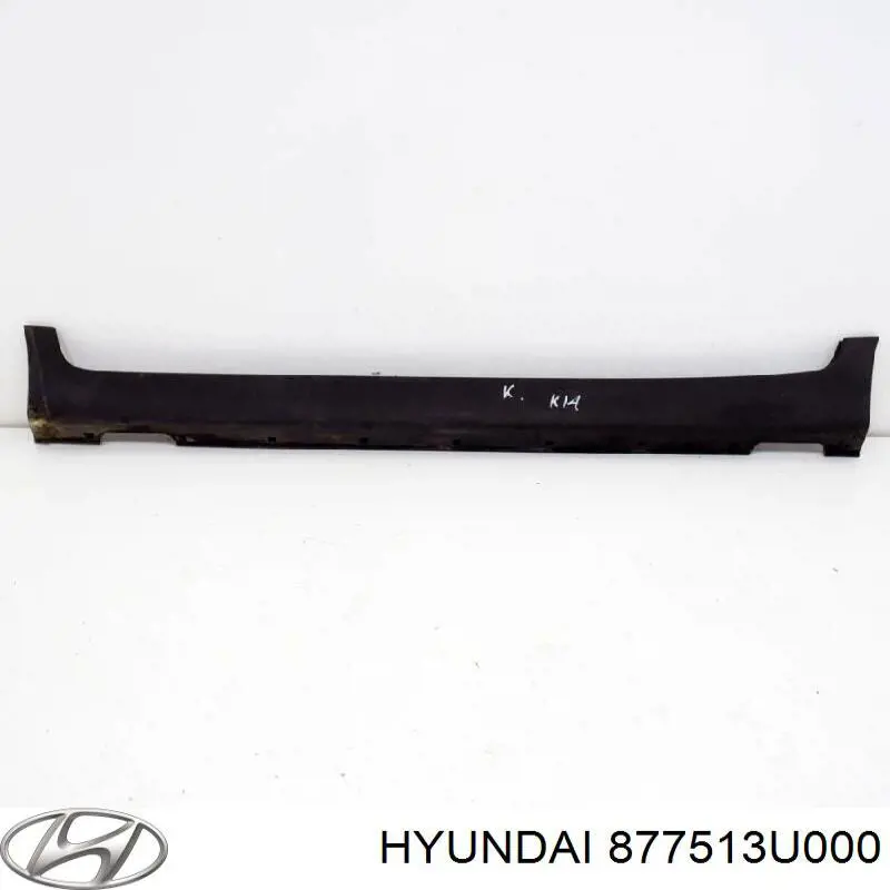 Накладка (молдинг) порога наружная левая Hyundai/Kia 877513U000 цена, от 76.02 USD