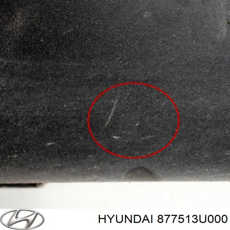877513U000 Hyundai/Kia накладка (молдинг порога наружная левая)