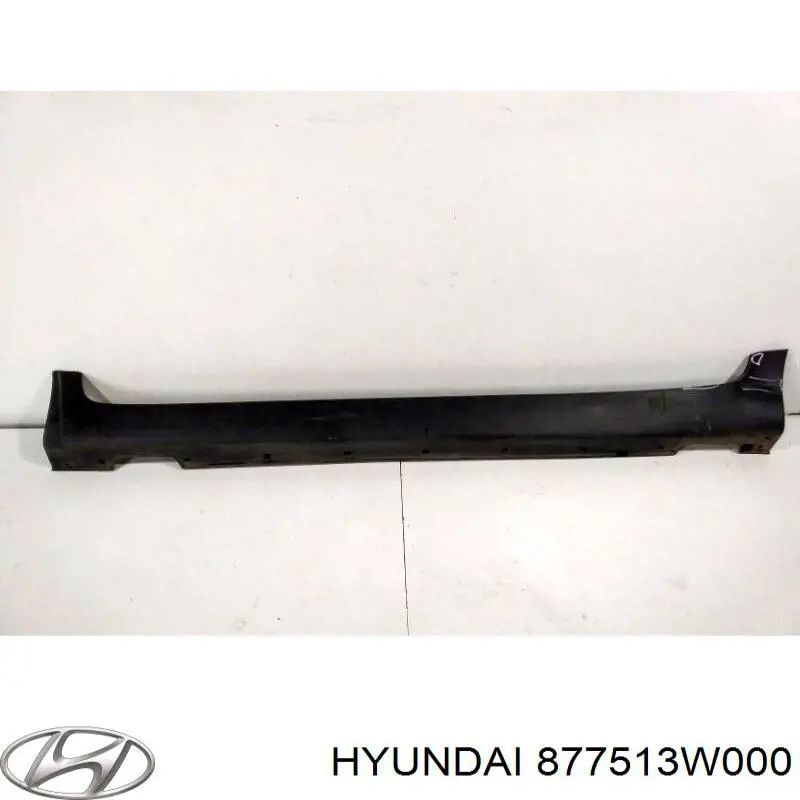 Накладка (молдинг) порога наружная левая Hyundai/Kia 877513W000 цена, от 55.67 USD