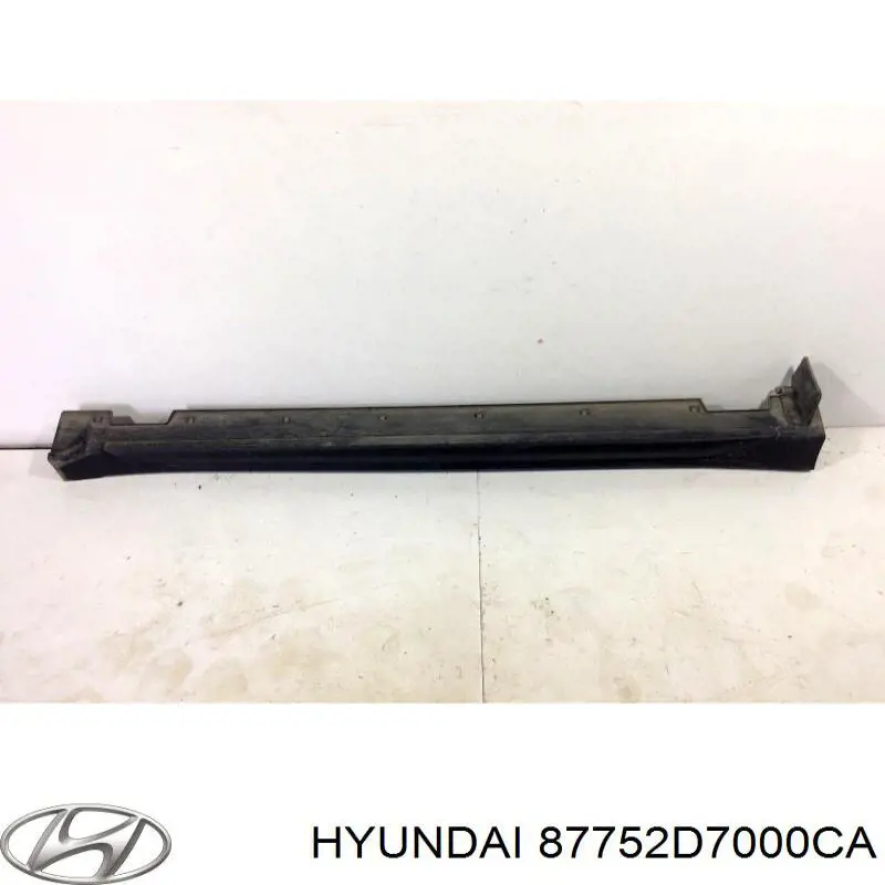 Placa sobreposta (moldura) externa direita de acesso para Hyundai Tucson (TL)