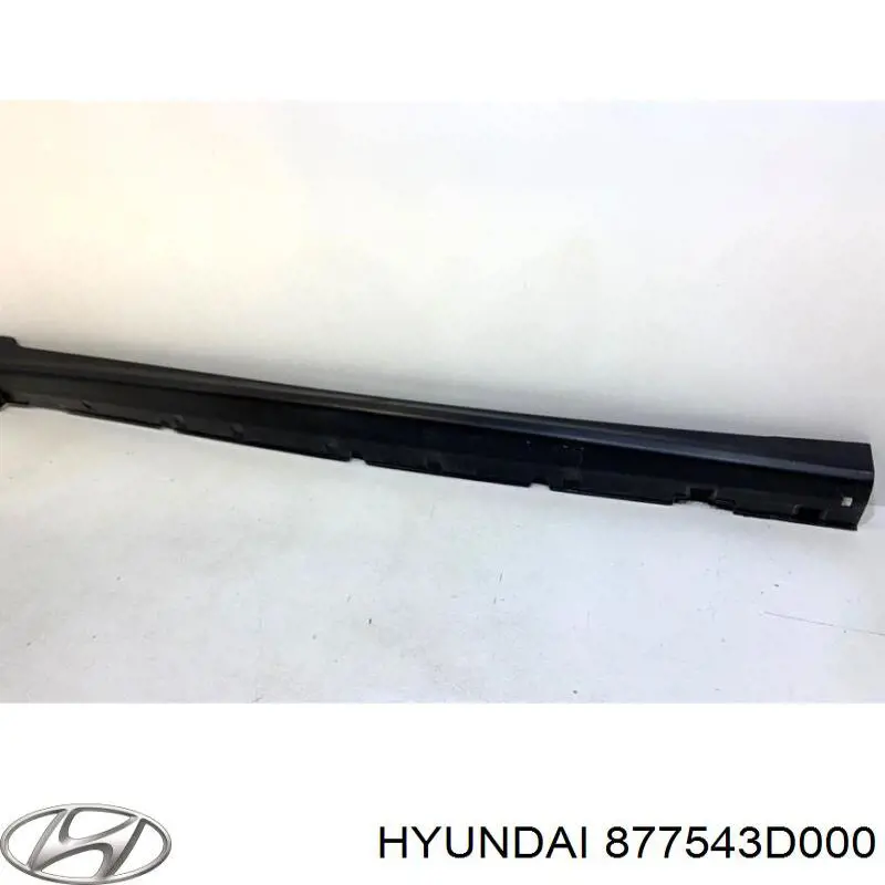 Накладка (молдинг) порога наружная правая Hyundai/Kia 877543D000 цена, от 57.00 USD