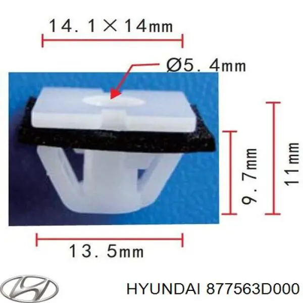  877563D000 Hyundai/Kia