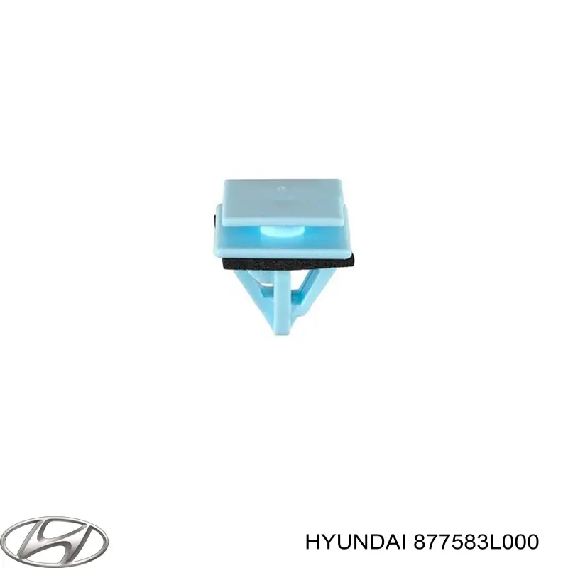 Пистон (клип) крепления накладок порогов на Hyundai Azera HG
