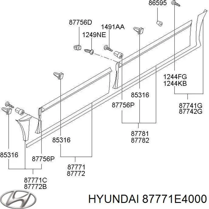 87771E4000 Hyundai/Kia 