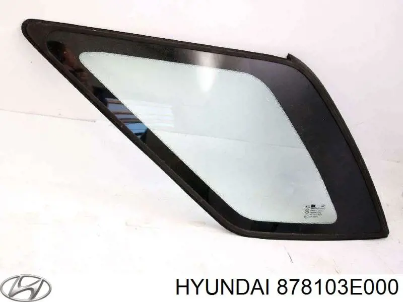 878103E000 Hyundai/Kia стекло кузова (багажного отсека левое)