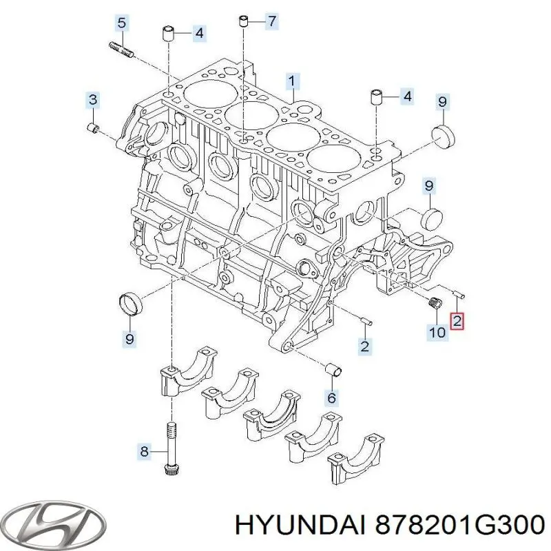 Стукло багажника, правое Hyundai/Kia 878201G300 цена, от 17.10 USD