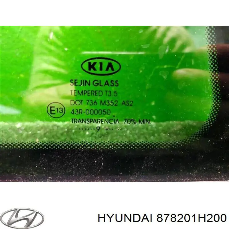 Стукло багажника, правое Hyundai/Kia 878201H200 цена, от 88.69 USD